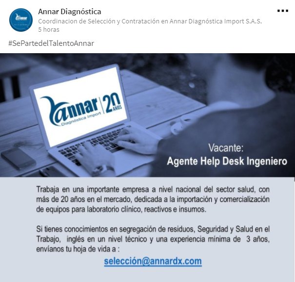 equiposeleccion's tweet photo. Compartimos ofertas laborales.
#TrabajoSiHay #HaspartedelCAMBIO https://t.co/tH7d6lpblw