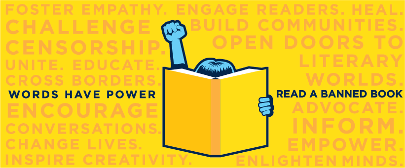 Scholastic's tweet photo. It's #BannedBooksWeek! Have you read any of these frequently challenged Scholastic books? > https://t.co/PU2QFMBQTa https://t.co/4DPQmxHVpF