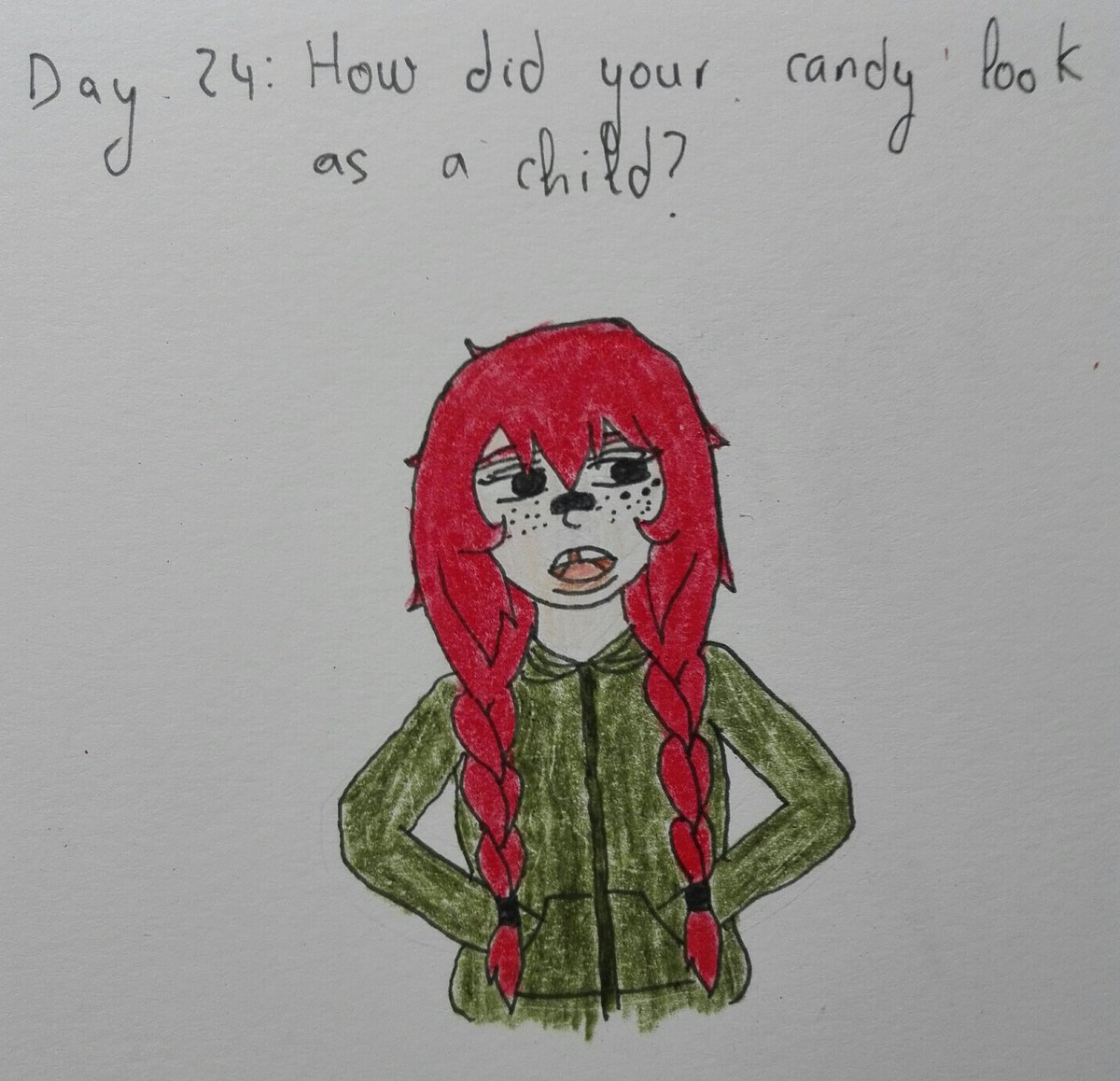 Noah_Dodgson's tweet photo. Era una niña torpona que no paraba quieta y se metía en líos. Aquí tiene 9 años #MCLChallenge #CdMChallenge https://t.co/27h6V64F8m
