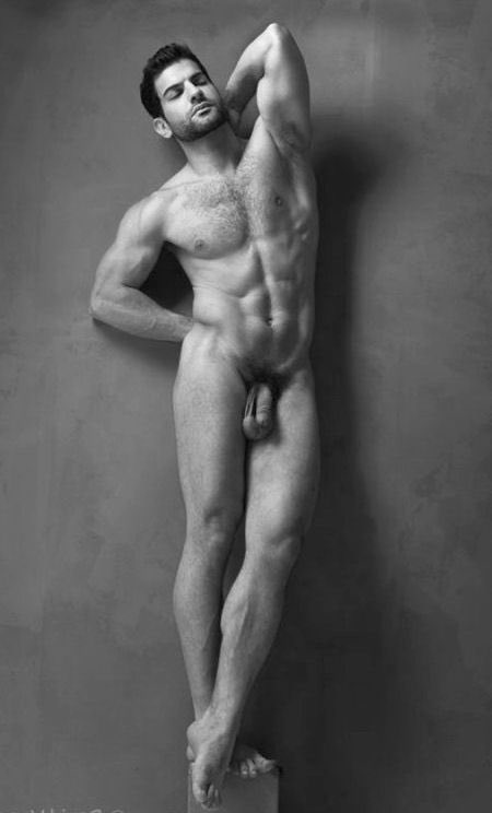 Nude full body male adult photo