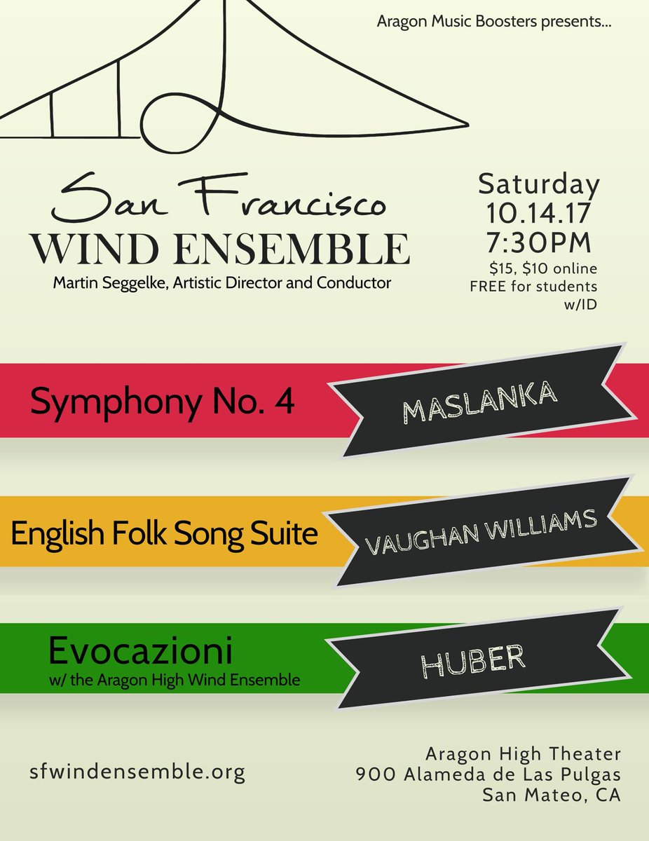 New concert: October 14th, celebrating the life of David Maslanka with an encore performance of his #Symphony No. 4. Tickets on sale soon!