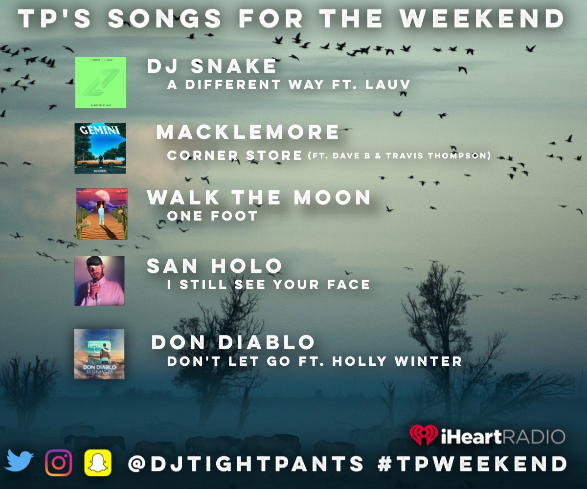 jacobwithaphone's tweet photo. I guess these are the 'TP Songs For The Week' since I'm a bit behind π¬but good news, they're still π₯π₯ #TPWeekend ππ» https://t.co/GkM6WQUwwe https://t.co/SVjz4J1ika