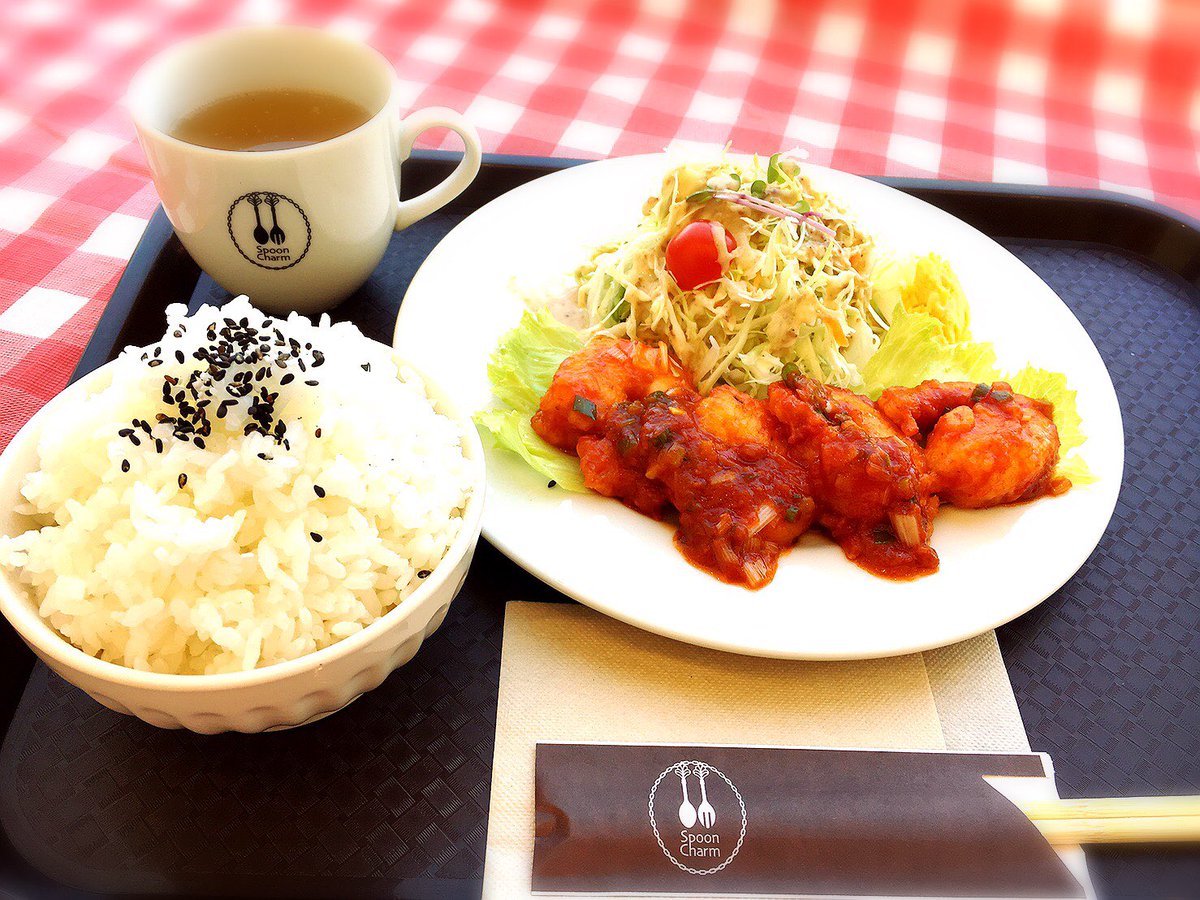 スプーンチャーム 尼崎カフェ ランチ Pa Twitter 遅くなりました 本日のランチご好評につき 販売終了致しました 本日のランチ エビチリ ごはん サラダ スープ 650 ドリンク付 850 尼崎 ランチ カフェ ケーキ アマゴッタ アルカイック