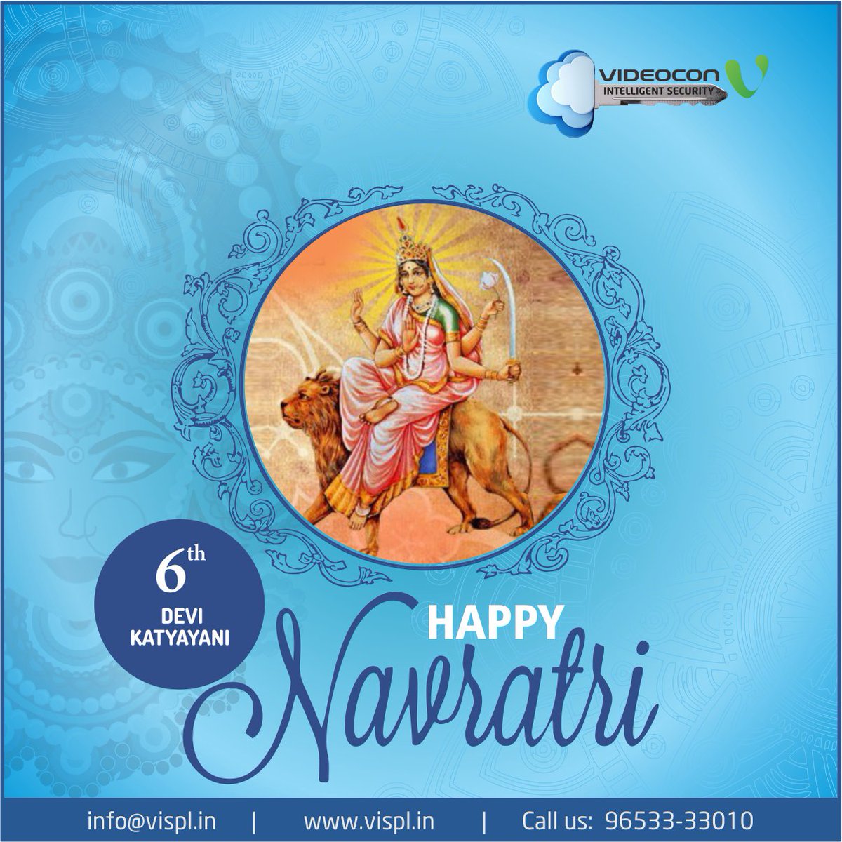 visplofficial's tweet photo. Maa Katyayani is traditionally worshipped on the sixth day of Navratri. #HappyNavratri https://t.co/GCmzLqXFVd