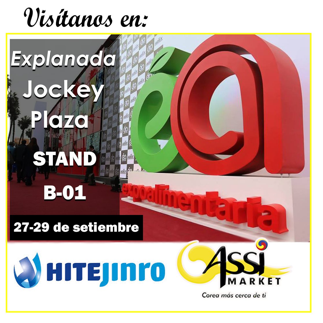 ASSIMARKETPERU's tweet photo. ¡Queridos #ASSILOVERS 🐯y amigos!
Los esperamos desde el 27 de setiembre en la feria #EXPOALIMENTARIA2017 en el STAND B-01! No te lo pierdas https://t.co/jPn3ZGtjKH