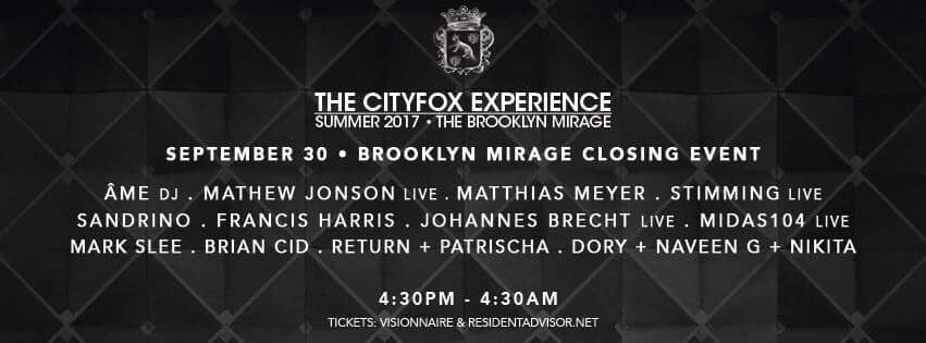 NYCTechno's tweet photo. #RT to win a pair of tickets to The @CityfoxExp Brooklyn Mirage Closing Event 

Tixs: https://t.co/gvD4A8Zj7J https://t.co/ClwdoewQ6e