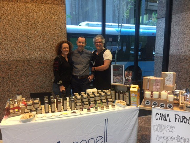 kernel_property's tweet photo. Cana Farm pop-up stall today at 1 O’Connell Street. Beautiful cakes, chutneys, jams, condiments, olive oil, hampers and more! #CanaFarm https://t.co/4pMy58qCKo
