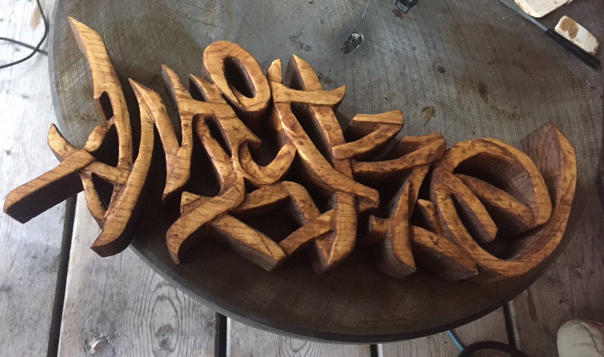 613MG's tweet photo. Teaching myself to use the scroll saw. Learned a few things, in to the next.

@DEWALTCA #typography #graffiti https://t.co/YphhExzQCk