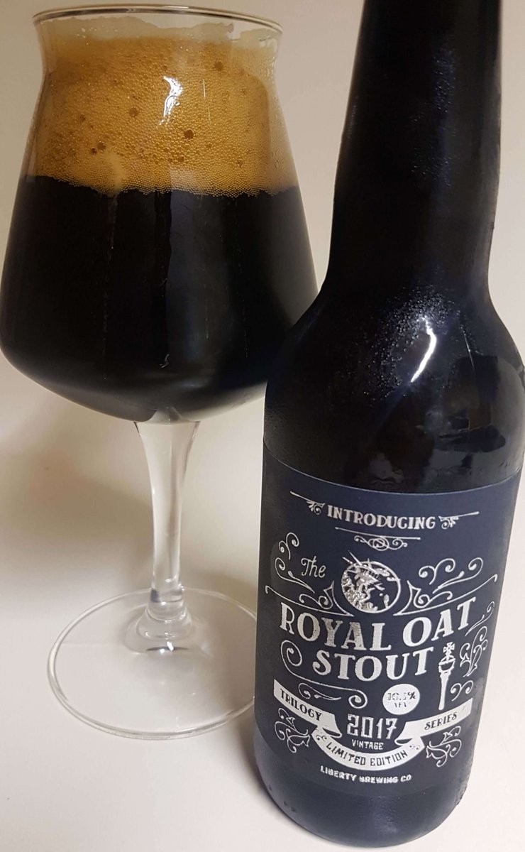 Here is another stunning review from our boy <a href="/markcgoodin/">Mark Goodin</a> for the <a href="/LibertyBrewer/">Liberty Brewing Co</a> Royal Oat Stout craftbeer.org.nz/liberty-brewin… … 🍻🍻🍻