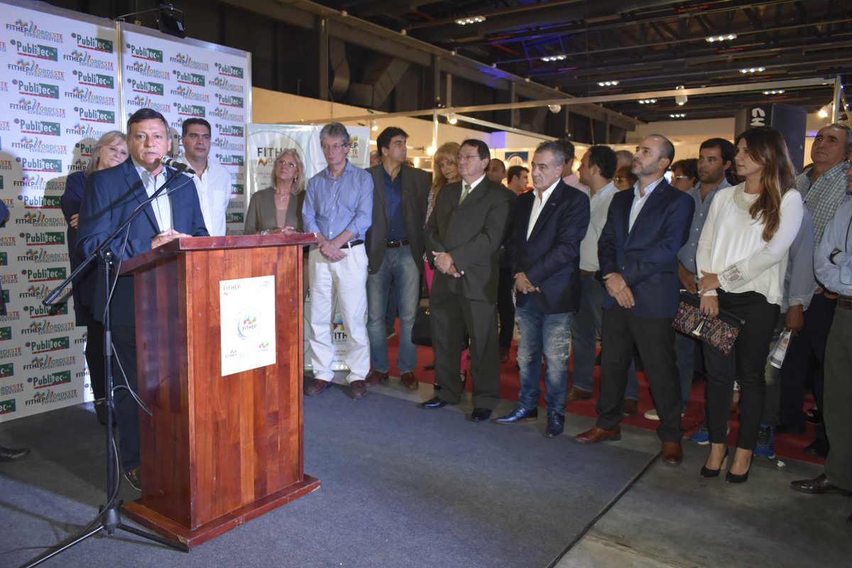 insturchaco's tweet photo. #Turismo participó de la apertura de #FithepNeaExpoalimentaria 2017 @domingopeppo  @MoraDicembrino  @ChacoGobierno https://t.co/3EY0cjcI8e
