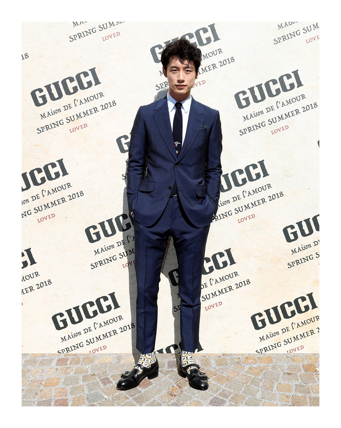GUCCI ネクタイ 坂口健太郎 テテ