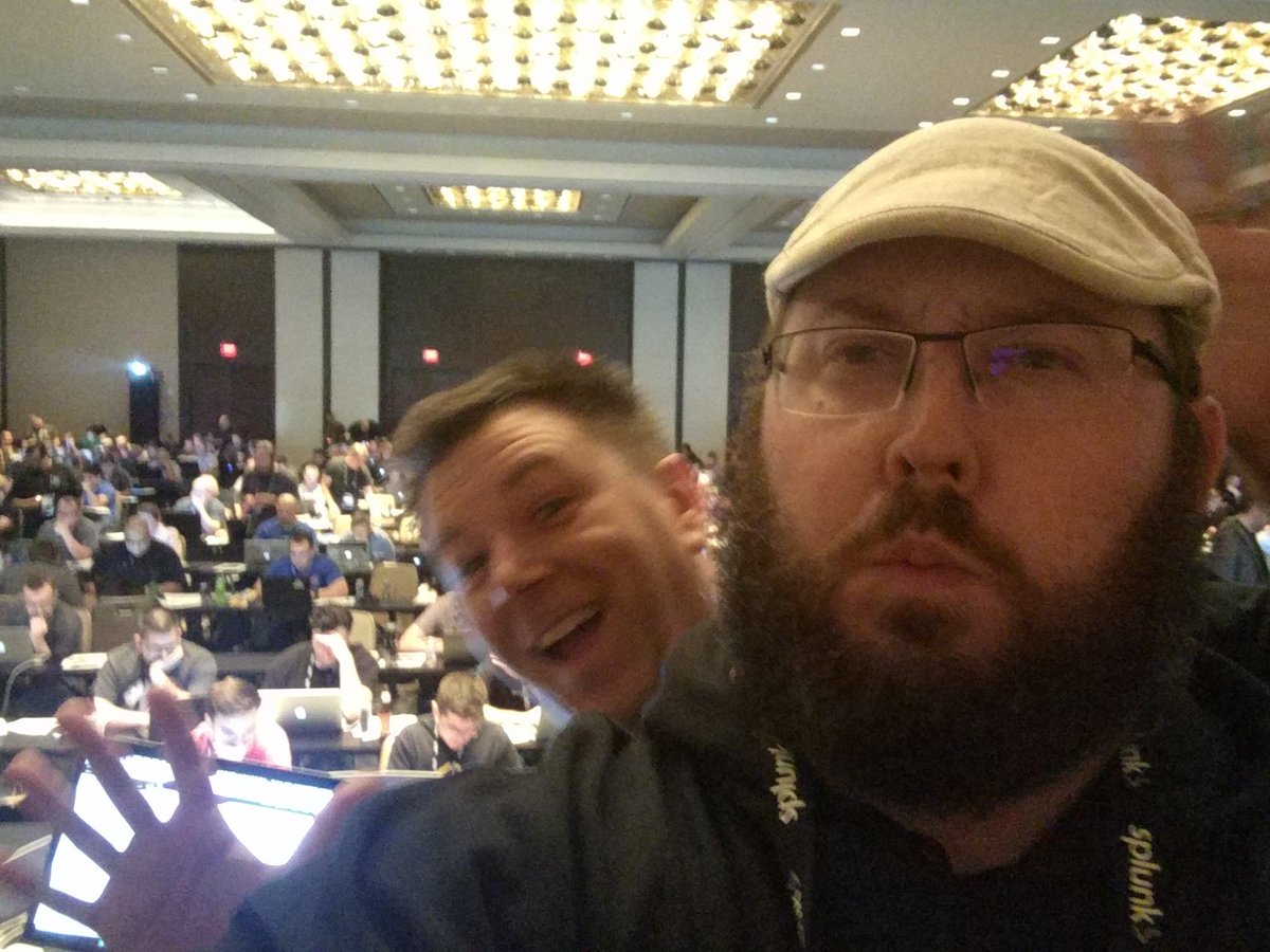 meansec's tweet photo. 350+ people at #splunkconf2017 at #BOTS2017. Dream come true https://t.co/hIrhqMGo7m