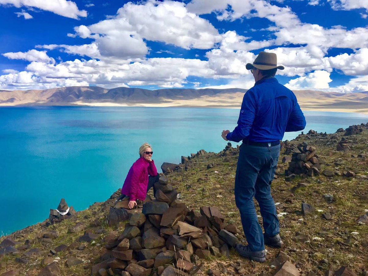 3rdpoletour's tweet photo. Close to world-famous #NamtsoLake in Tibet, the saline #BangkolLake is also worth a visit for its stunning view. https://t.co/HWDuxhDA6m