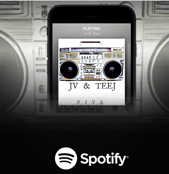 TeejStayfresh's tweet photo. Listen, follow and share the latest from JV &amp; Teej! New party music for the weekend! #NewMusicMonday #spotify #stayfresh #partymusic https://t.co/lLOkl3yk7p