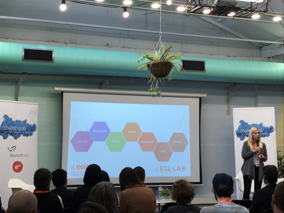 The ever amazing Laura Mcbain on the Edupreneur stage. #educhange  <a href="/EduChangemakers/">EC</a>