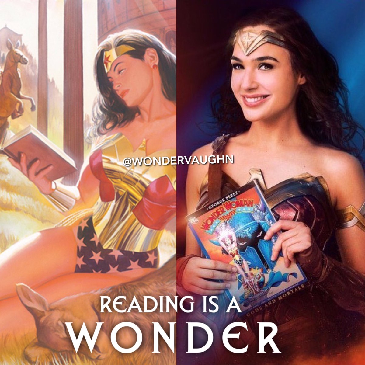 #NationalComicBookDay
<a href="/GalGadot/">Gal Gadot</a> #wonderwoman <a href="/PattyJenks/">Patty Jenkins</a> <a href="/AlexRossArt1/">Alex Ross Art</a> #girlpower