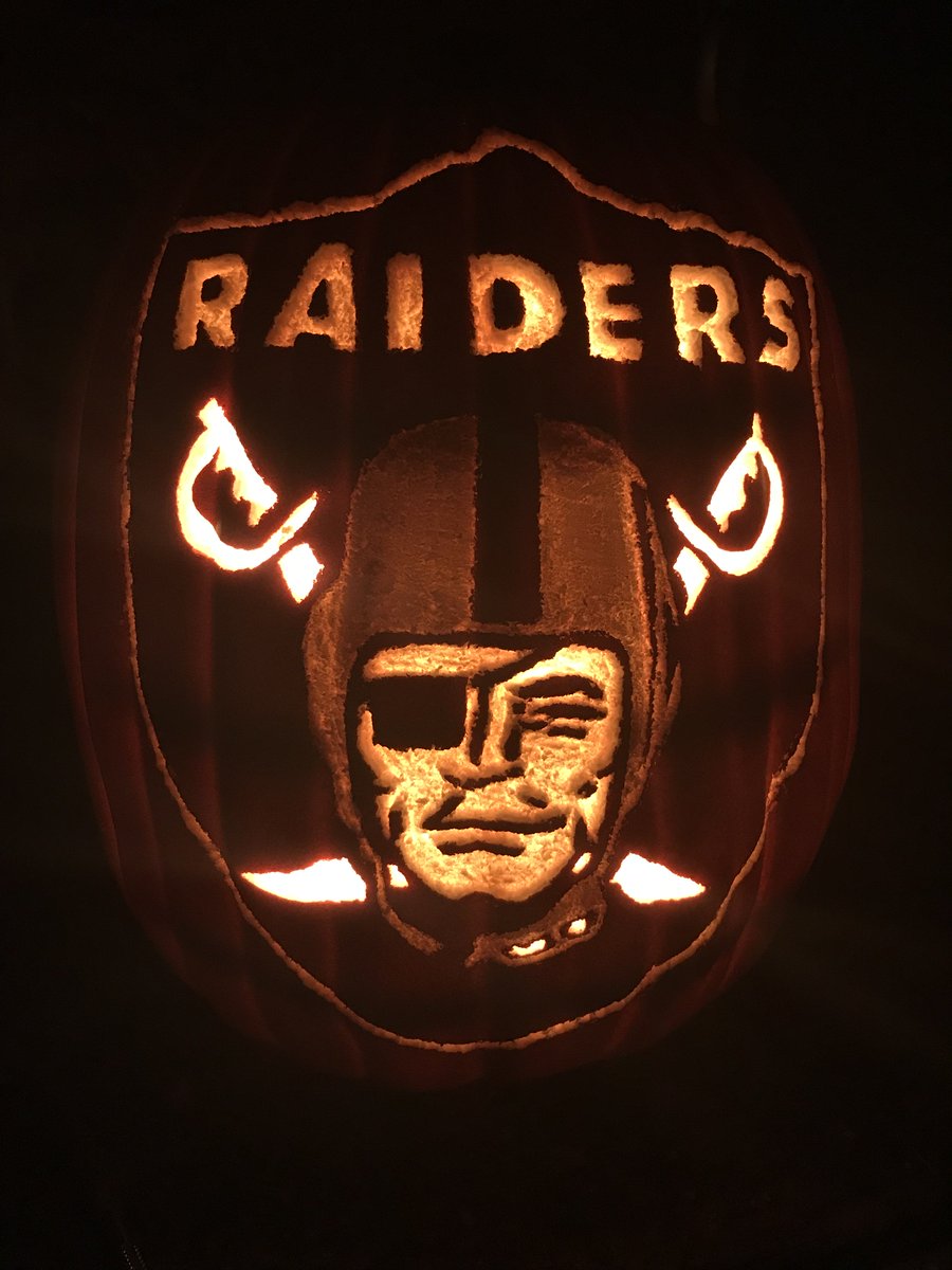 X에서 VIP Carvings 님 : Attention Raider Nation - have the Baddest Pumpkin on  your block this Halloween! $75 + Shipping :) Light included.   / X