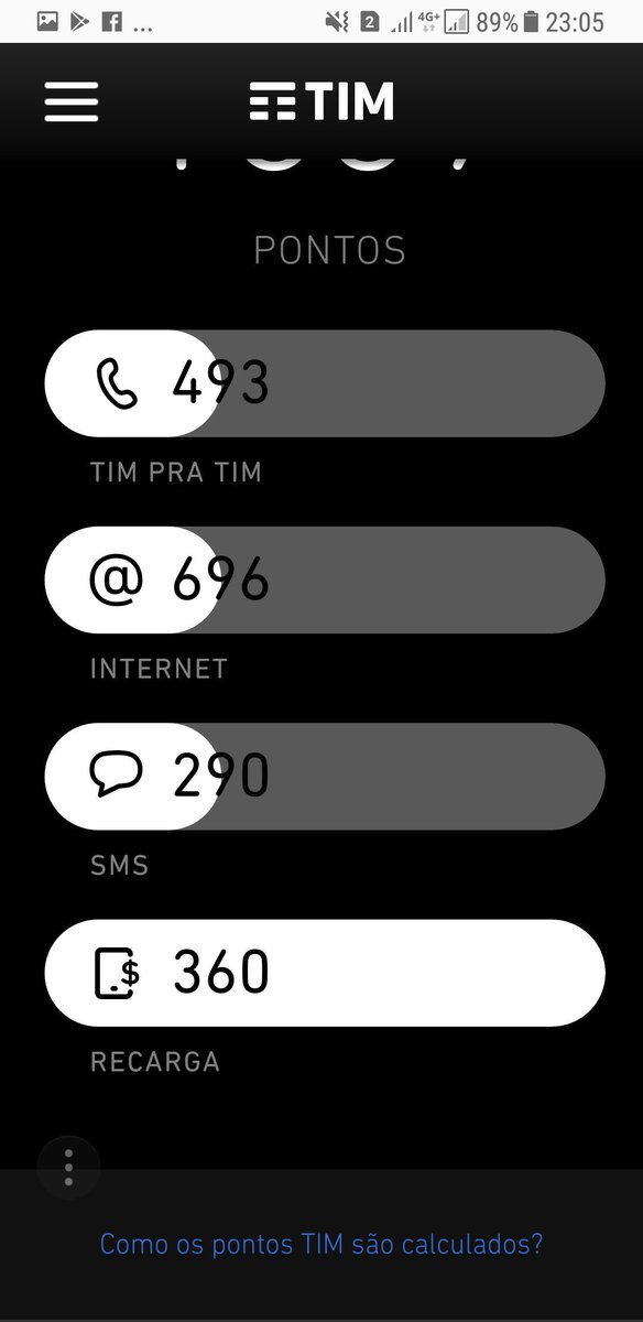 SoaresTatiani's tweet photo. Já pontuei em todas as redes sociais muito obrigada pessoal!!! Mas meus pontos da Tim estão assim deve ser pq entrei esse mês!
#BetaQuerLab https://t.co/bHVQJuExal