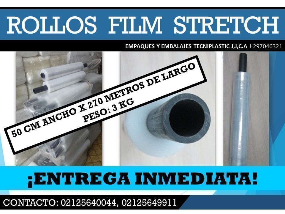 tecniplastic's tweet photo. Venta al mayor y distribución nacional #VENEZUELA de #Rollos Film Stretch, también conocidos como #EnvoplastIndutrial. https://t.co/xidY2Bz07O