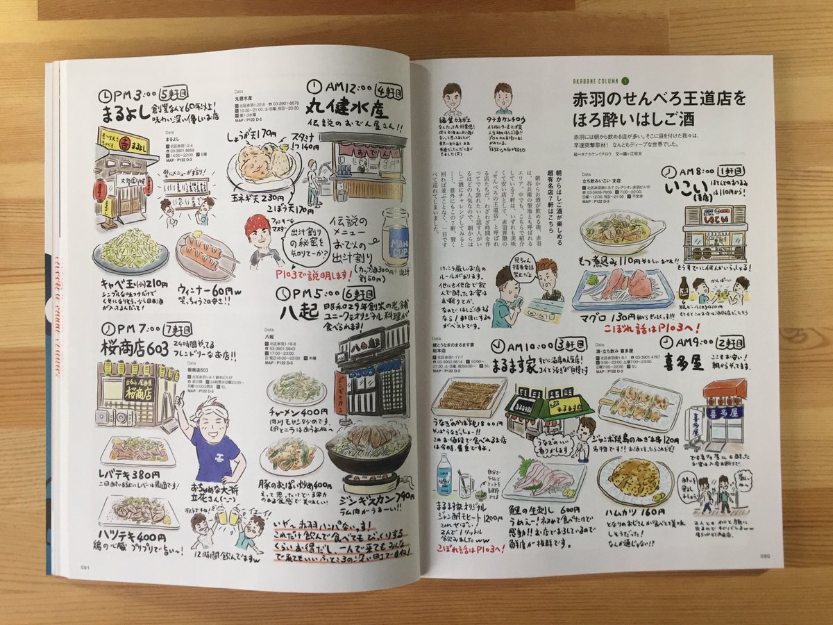 タナカケンイチロウ ケニー イラストルポ 赤羽でせんべろ王道店をはしご酒しました T Co Lyt8zhytp9 イラストルポ イラスト 赤羽 お酒