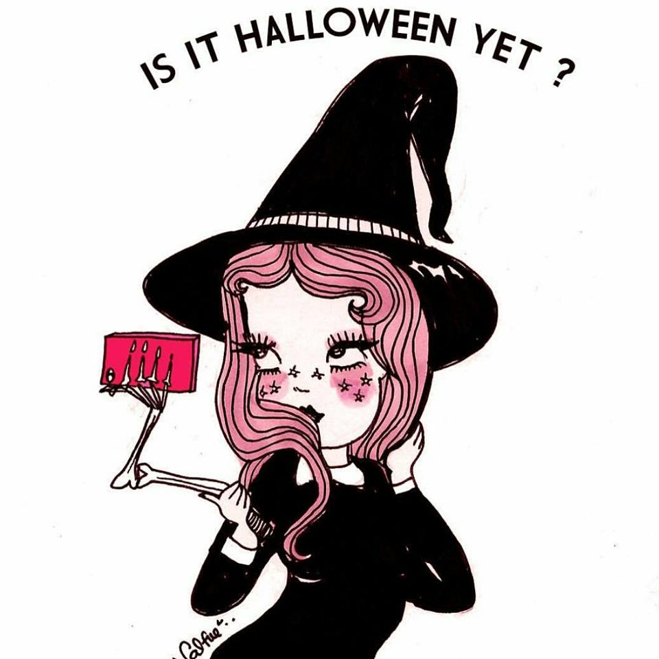 HorrorExplorers's tweet image. But seriously, who has already started decorating? Just got the cutest grim reaper on a swing! &amp;lt;3 #Halloween #valfre #witches