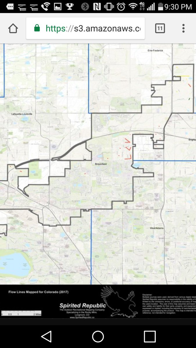 SpiritRepMap's tweet image. #oilandgas #oil #gas #flowlines @broomfield ✔ this map and check your soil #map avenzamaps.com/maps/733097/fl…