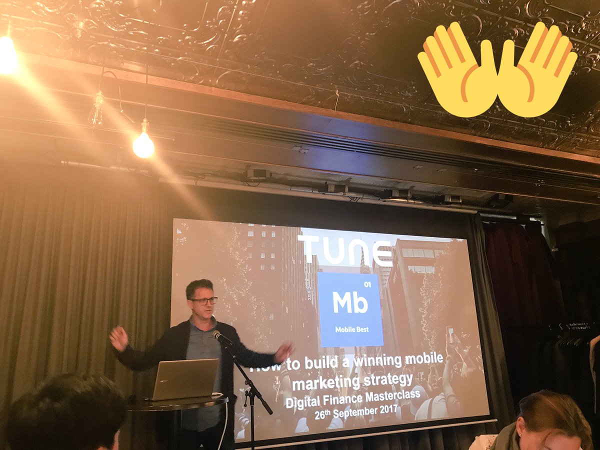 JVChardon's tweet photo. The real @simon_baptist from @tune dropping more #mobileBest knowledge @masterclassing #digitalfinance #fintech https://t.co/b6aR3GQ1pi