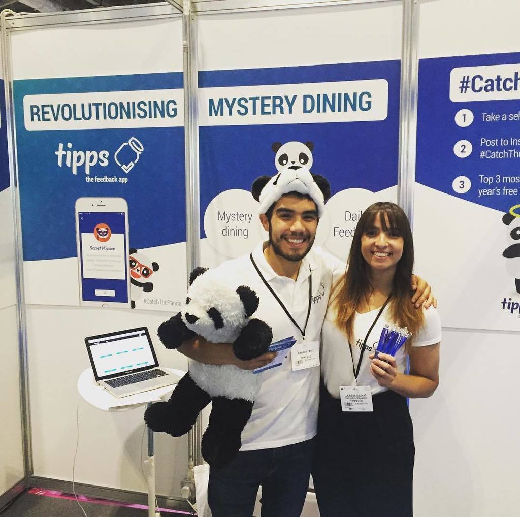 #teamtipps ready to go @resttechlive #hungry4growth #catchthepanda