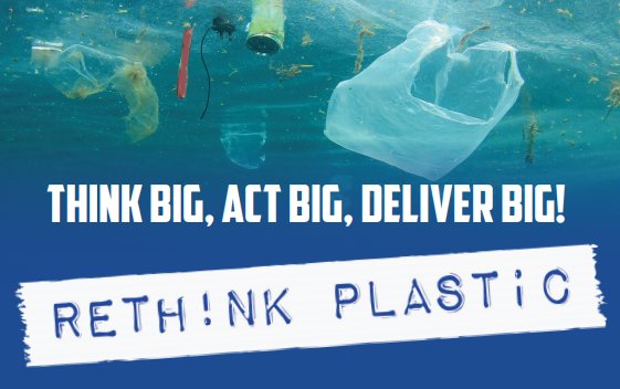 SurfriderB's tweet photo. #RethinkPlastic on stage at the #plasticsconference https://t.co/ppbucCzC01 https://t.co/jQNK7RHdKJ