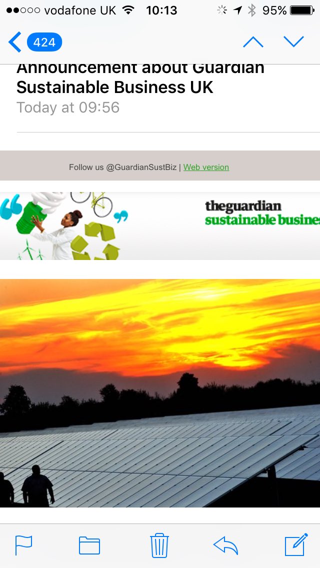 NatashaGinks's tweet photo. Annoying that Guardian Sustainable business is closing - is this because sustainabilty is considered mainstream by all businesses? https://t.co/WI8LFg5DqC