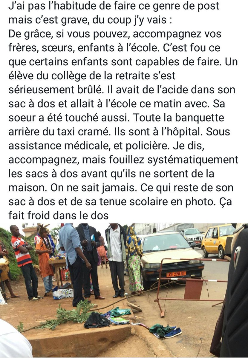 OliaStoryTeller's tweet photo. 🎒 Merci à @DarealBlueMagic d'avoir lancé cette alerte hier ⚠ C'est grave ! #MAMBonas 👇 https://t.co/BhqEn9Y5Qv