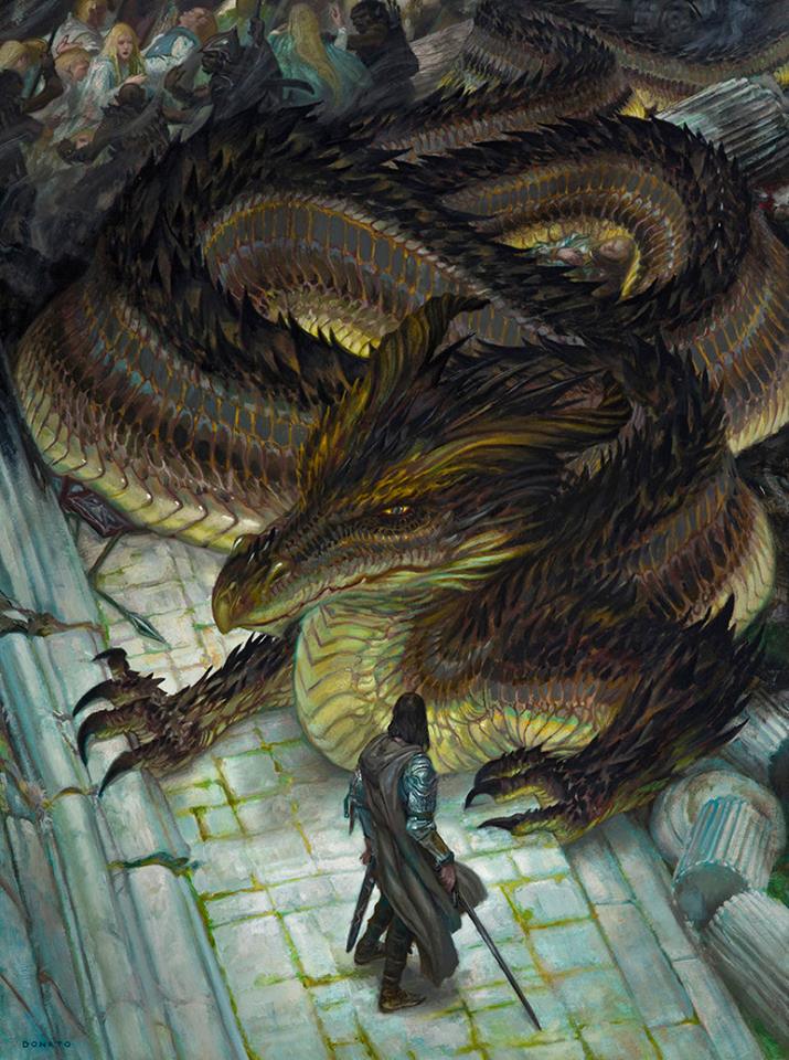 Turin and Glaurung - Tolkien - Magnet