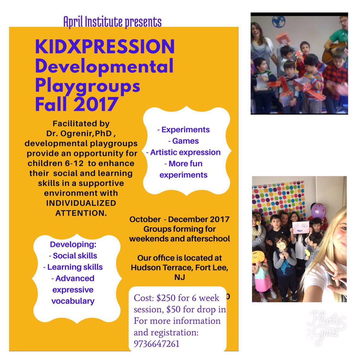 BurcinOgrenir's tweet photo. #aprilinstitute #developmentalplaygroup New Jersey'deki Merkezimizde gelişimsel oyun gruplari sonbahar 2017 donemi bu hafta başlıyor! https://t.co/K4HlcEdQex