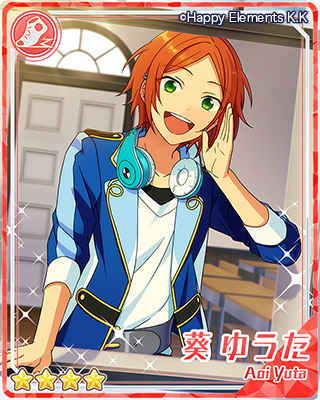 ensemble_stars's tweet photo. 【お知らせ】本日15時から期間限定キャンペーン『ストーリー付きスカウト ゆうた編』を開始しました！
光の★4カードにはストーリー×2話に加えて、『褒める - 3』ボイスが付いています♪英智、桃李、みかの新規★3カードもストーリー付きです！ #あんスタ https://t.co/0HfbLXpotr