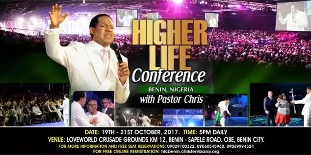 LoveWorldEvents's tweet image. Benin! It's your time. 

Are you ready? 

Type I am Ready, RT and Share. Be excited for our man of God is coming! #HigherLifeConference