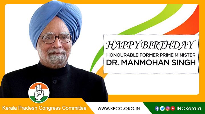 Wishing our former PM Dr. Manmohan Singh a very happy birthday. 