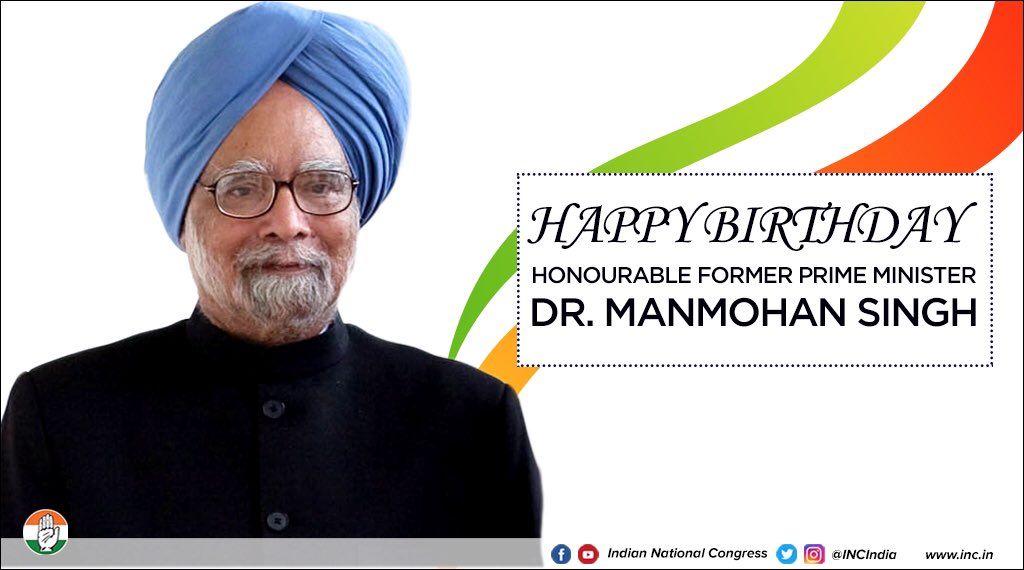 Happy birthday to you  DR.Manmohan Singh Honarable x pm of India 