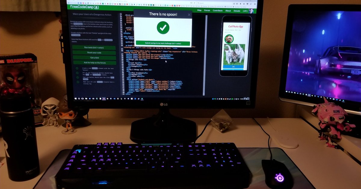 AndrewCoomes's tweet image. 144/365 More low key HTML lessons, because tired
#codeyearchallenge #day144 #html #webdev #freecodecamp #lowkey #practicemakesperfect