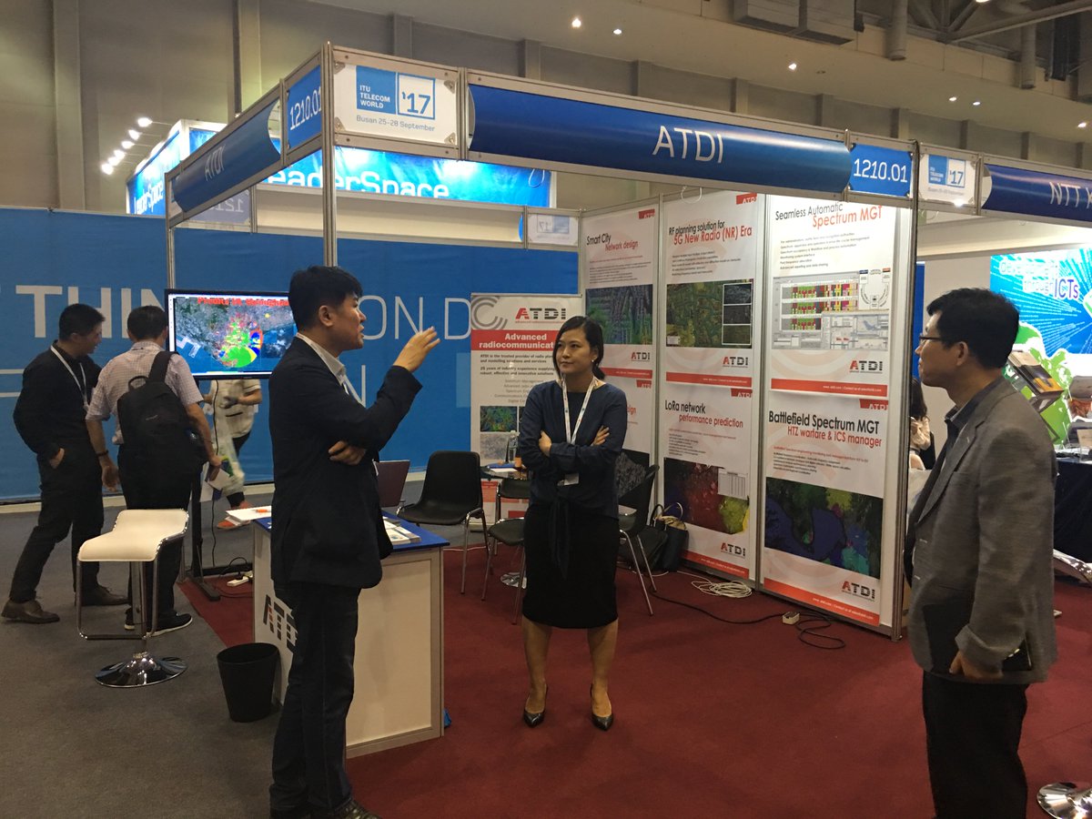 Talking 5G, smart cities and more at #ITUWORLD Meet the #ATDI team at Booth #1210-01 on Day 2