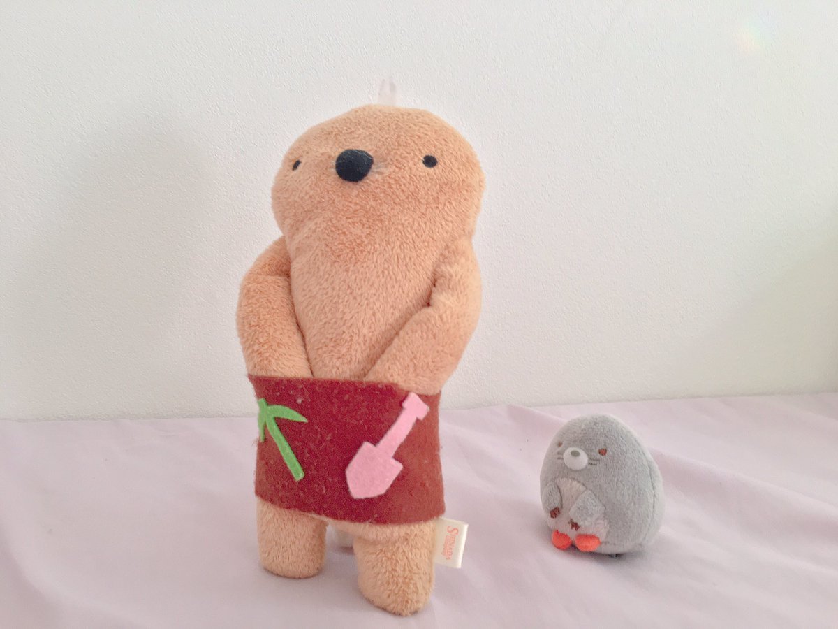 Tiana おやびん ステキな腹巻っす ぬい撮り フモフモさん もぐぐ すみっコぐらし もぐら