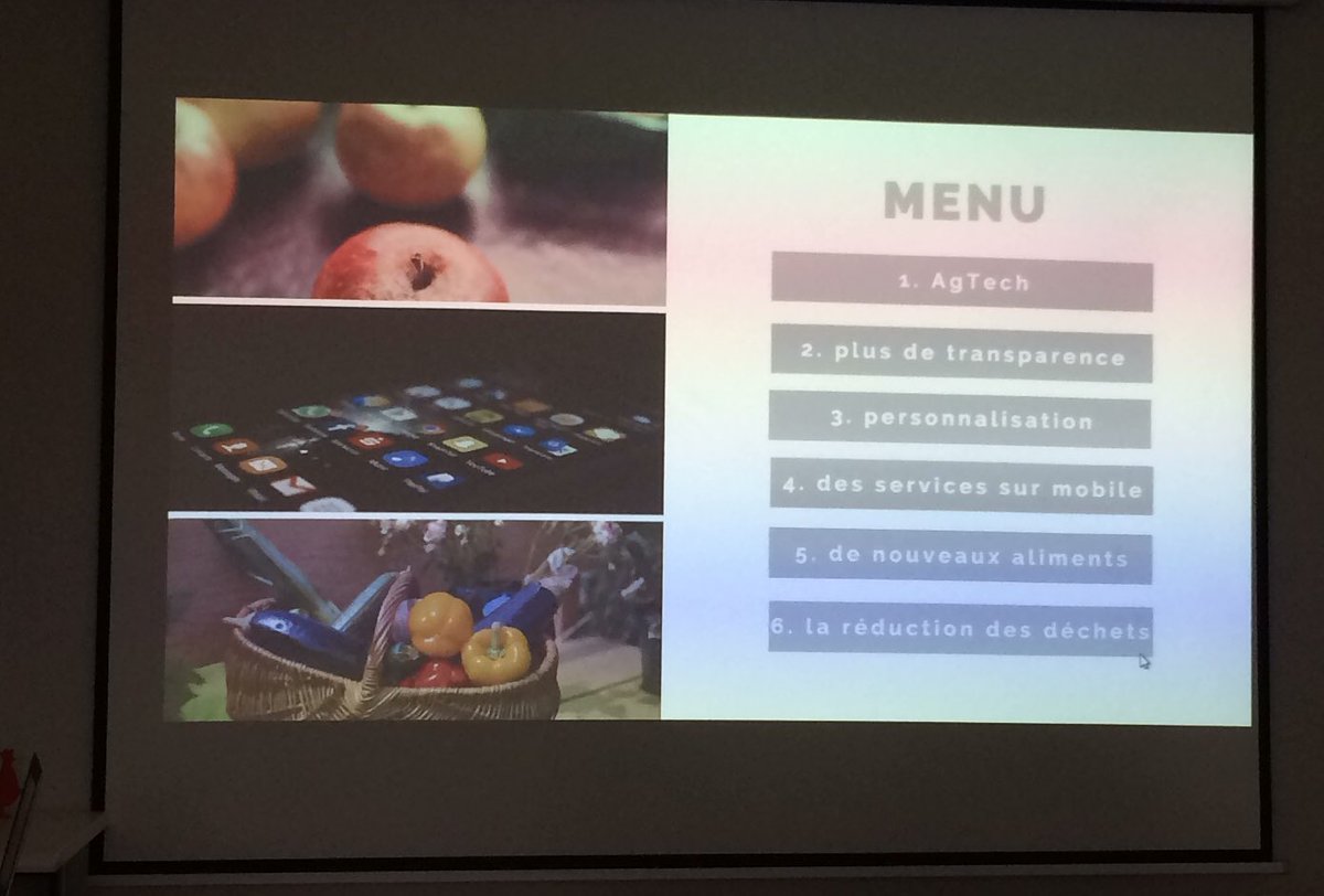 1h pour découvrir la #foodtech c est parti! Sujet qui intéresse les entreprises #drome @CarCare_France <a href="/CansiiFr/">ANGENIOL Cédric</a> <a href="/vergersBoiron/">Les vergers Boiron</a> @Valrhona