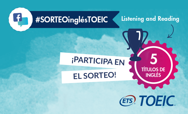 #SORTEOinglés ¡Nos hemos vuelto locos! Consigue 1 de los 5 títulos inglés TOEIC L&amp;R que sorteamos! <a href="/ualmeria/">Universidad de Almería</a> Aquí➡  
bit.ly/1RlI27K