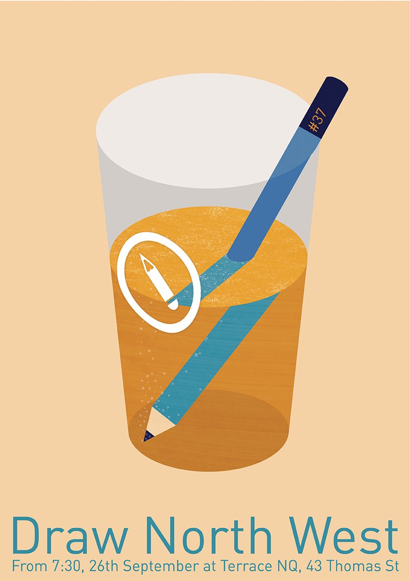 Our little friendly meet-up for Illustrators is tonight from 7:30. Upstairs in <a href="/nqterrace/">Terrace NQ</a>! See you there!