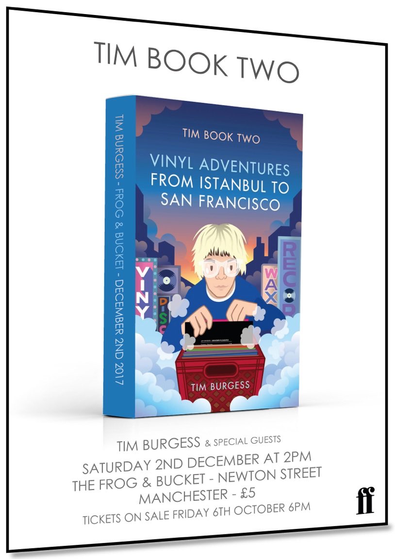 Retweet to win! A table for 4 with 4 signed books. 2pm on the day The Charlatans play Manchester - winner picked at random on October 6th