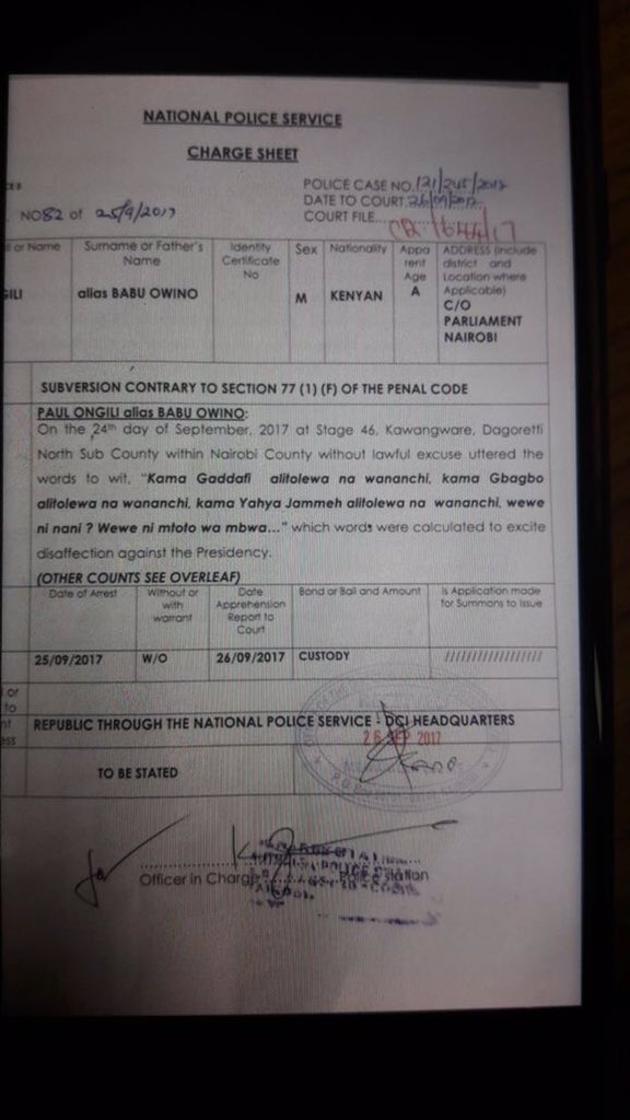 nyandiga001's tweet photo. One of the many instances when the law is loosely interpreted to serve Uthamaki. Not yet uhuru. #NoReformsNoElections #IEBCMustFall https://t.co/mDD2M6F1R2
