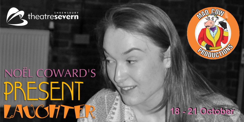 JustMeNow_Alex's tweet photo. Meet "Daphne Stillington" from #MCPPresentLaughter played by @BeckyStaffordd Daphne thinks she's in love with Gary. #ISeeTroubleAhead 😜😃😂 https://t.co/wUbGGqrpTl
