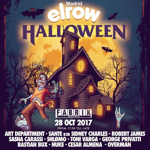fabrikdiscoteca's tweet photo. "RT" y ven #gratis a #elrow edición especial Halloween !! #Sorteo 🎃 https://t.co/WABmP2xIU7