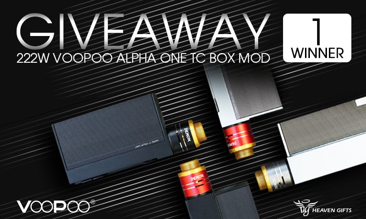 Time for giveaway! Like and share this post, follow <a href="/HeavenGiftsCom/">Heaven Gifts</a> and @voopootech to win. We will pick one winner randomly at Oct 3rd.