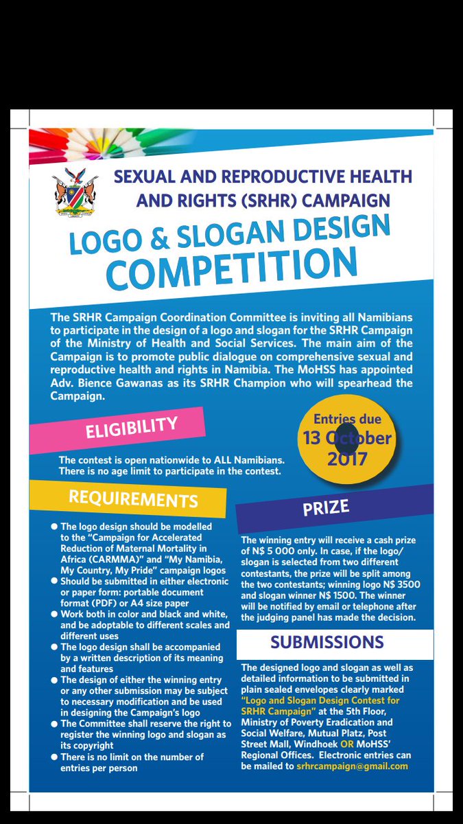 afriyan_namibia's tweet photo. Logo &amp; Slogan Design Competition
#AfriYanNamibia 
#SRHR
#youngpeople https://t.co/JCxWDYG8Nh
