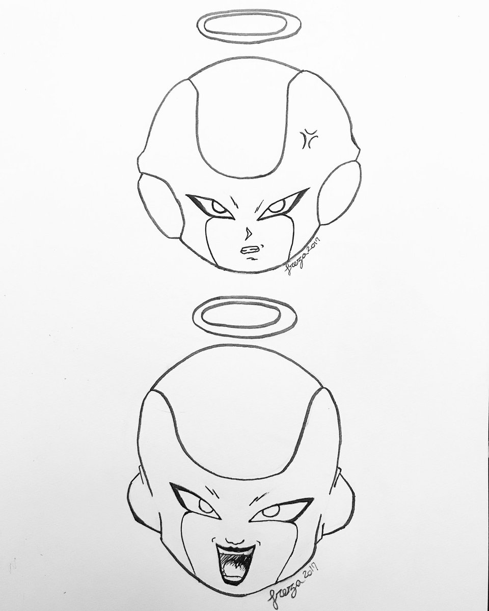 Freza フレーザ 昨日まで描いたこと無かったので チビの練習 ٩ ๑ ๑ ۶ 真ん丸のフロストwww ドラゴンボール ドラゴンボール超 ドラゴンボール落書き ドラゴンボールイラスト チビ フロスト フリーザ フリーザ様 T Co